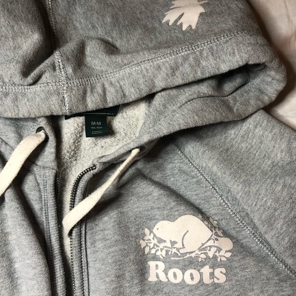 Grey roots zip-up hoodie - Picture 2 of 5